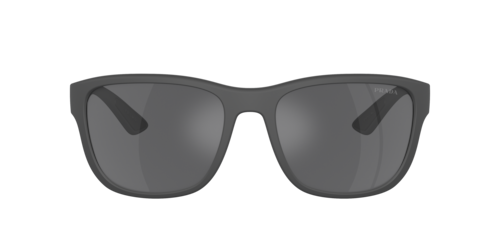 Prada Linea Rossa - PS 01US, Herren, Graues Gummi/Grey Rubber/blue, Größe: X-Large