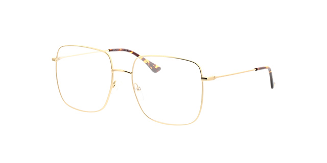 Limerick Gold MetallEyeglass Frames von B24, Dreiviertelansicht