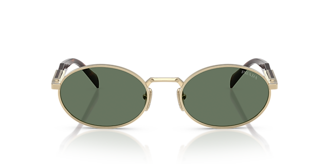 PR 65ZS Hellgold MetallSunglass Frames von B24, Vorderansicht