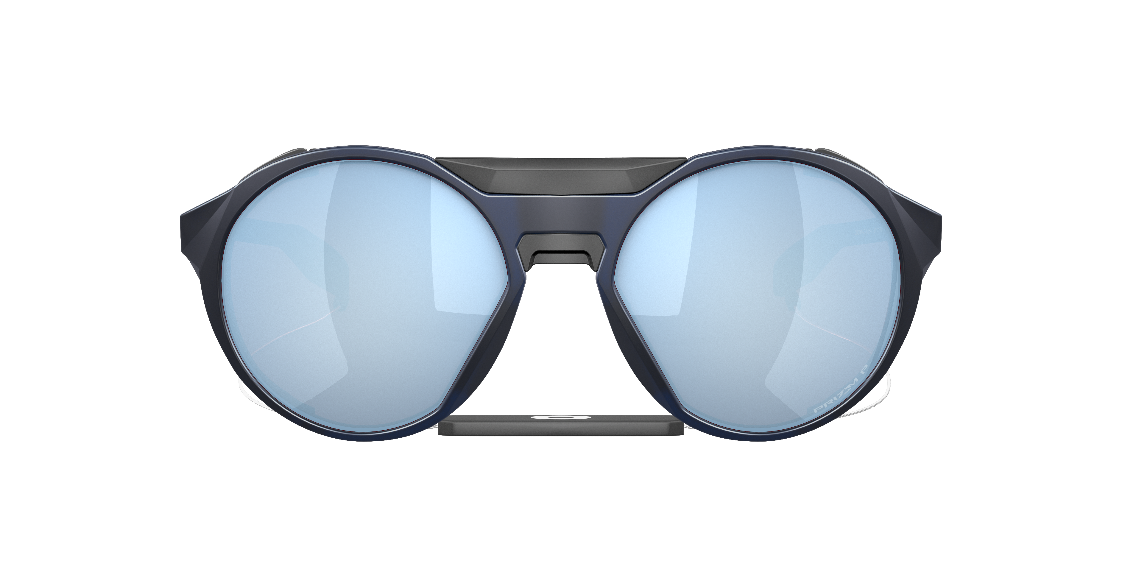 Clifden Mat doorschijnend Blauw KunststofSunglass Frames van B24, met getinte lenzen