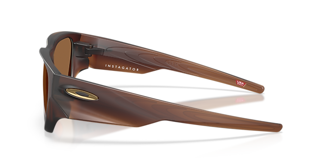 Instagator Matte Rootbeer KunststoffSunglass Frames von B24, Seitenansicht