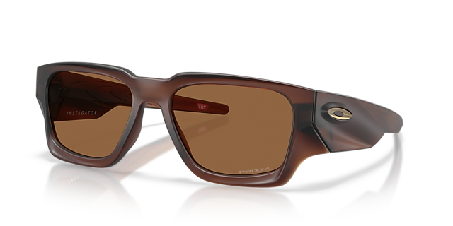 Instagator Matte Rootbeer KunststoffSunglass Frames von B24, Dreiviertelansicht