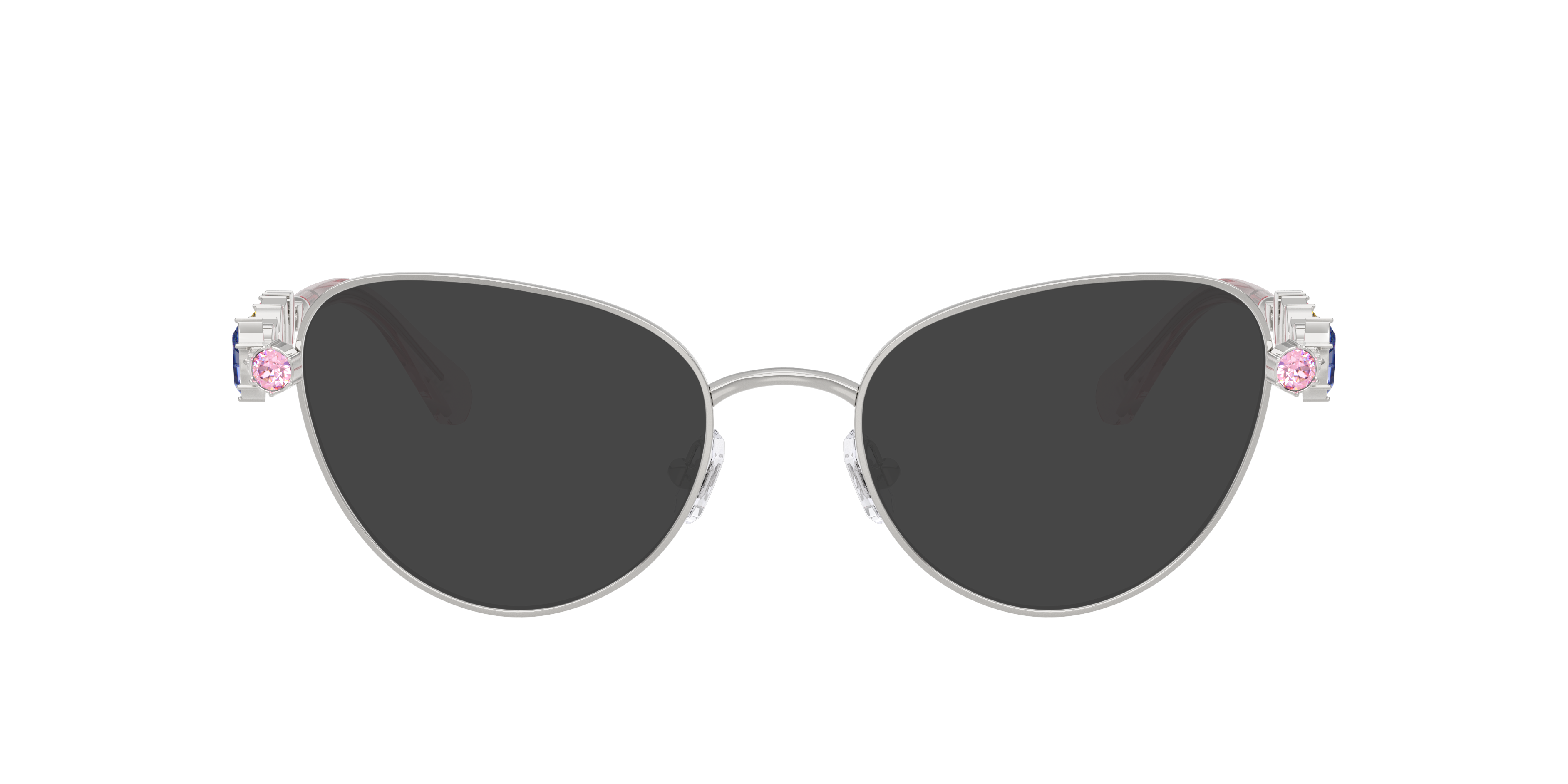 SK1024 Silber MetallEyeglass Frames von B24, mit getönten Gläsern