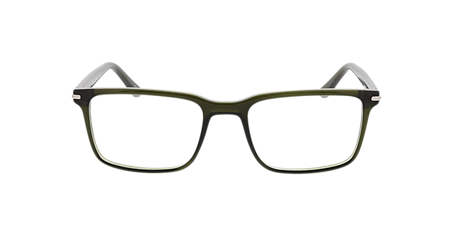 Williamsburg Crystal Dark Green KunststoffEyeglass Frames von B24, Vorderansicht