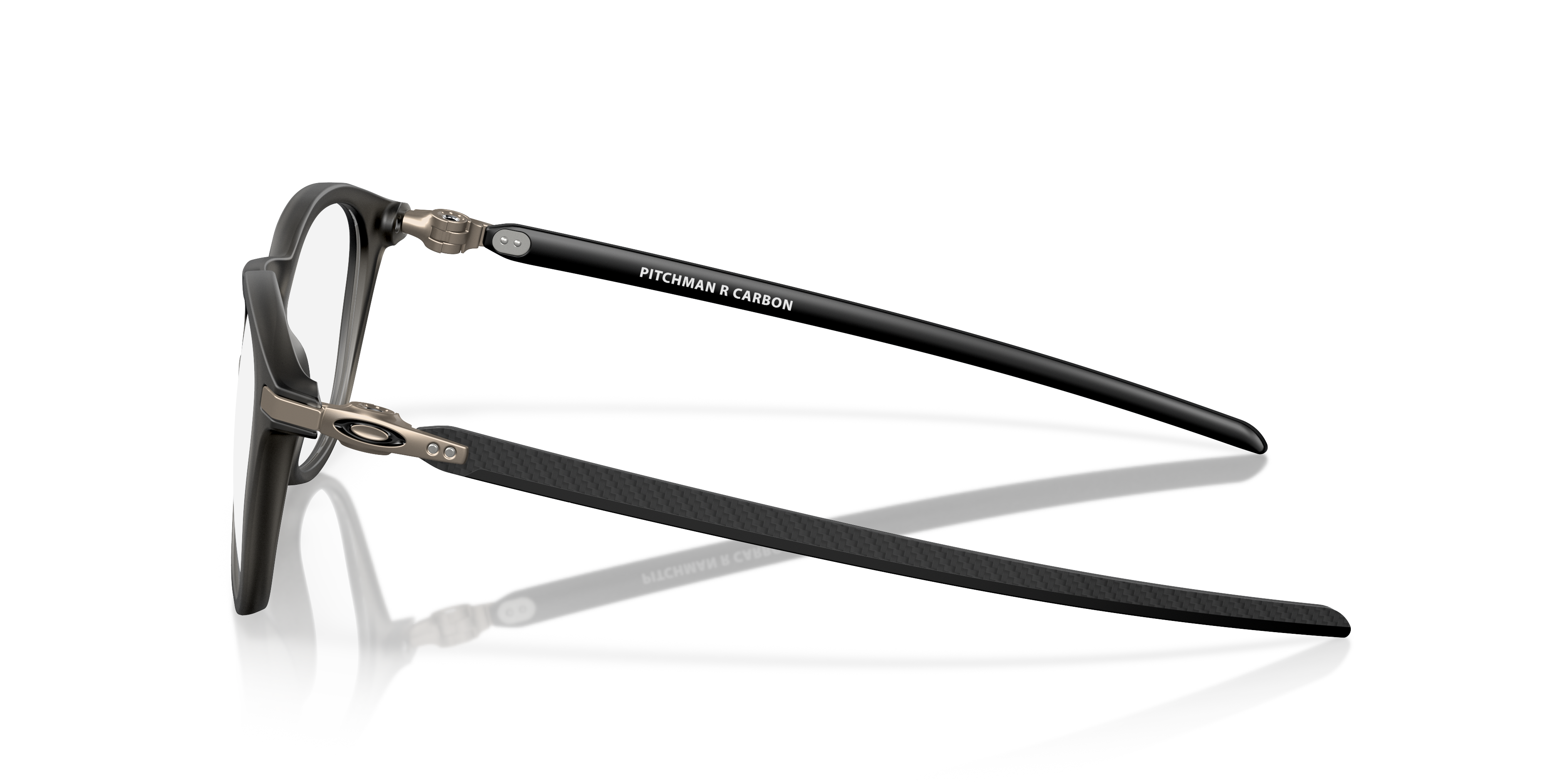 Pitchman™ R Carbon Grau Rauch satiniert KunststoffEyeglass Frames von B24, Seitenansicht