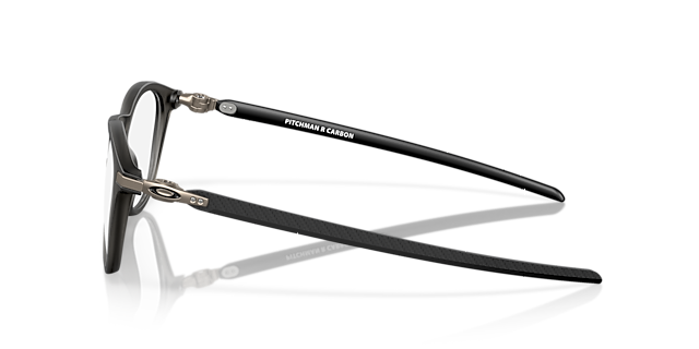 Pitchman™ R Carbon Grau Rauch satiniert KunststoffEyeglass Frames von B24, Seitenansicht