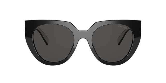 PR 14WS Zwart & talk AcetaatSunglass Frames van B24, met getinte lenzen
