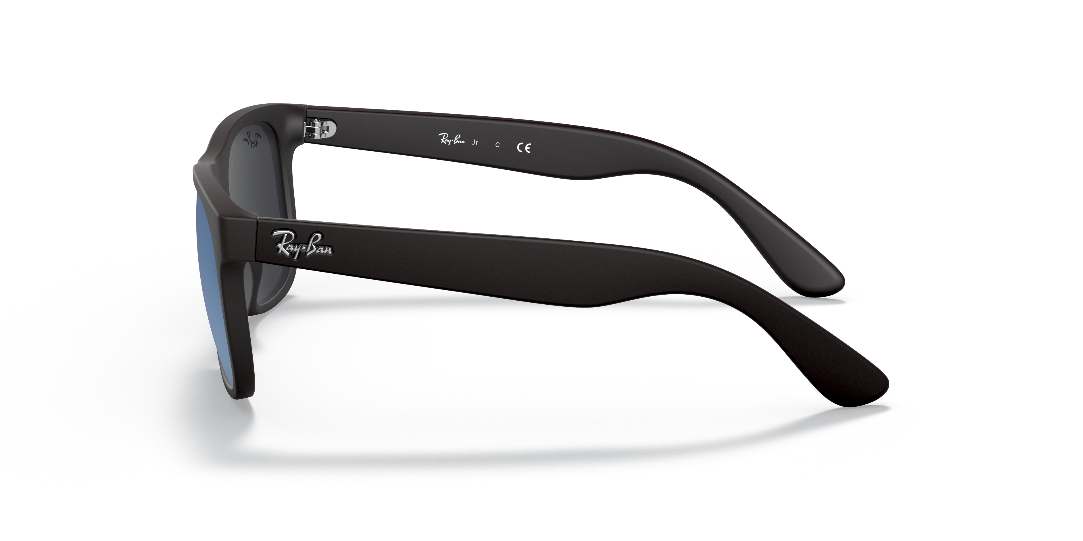 Justin Kids Rubber zwart KunststofSunglass Frames van B24, Zijaanzicht