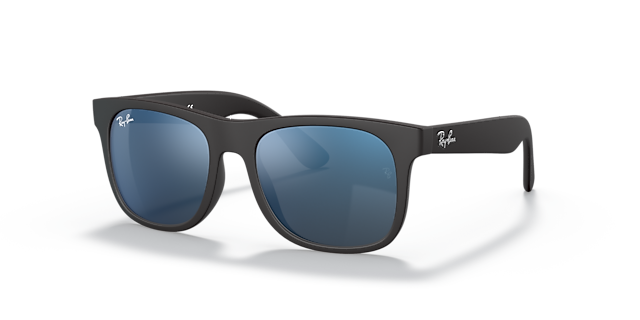 RB9069S Rubber Black KunststoffSunglass Frames von B24, Dreiviertelansicht