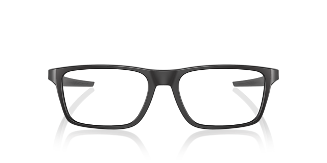 Port Bow High Resolution Collection Schwarz satiniert KunststoffEyeglass Frames von B24, Vorderansicht