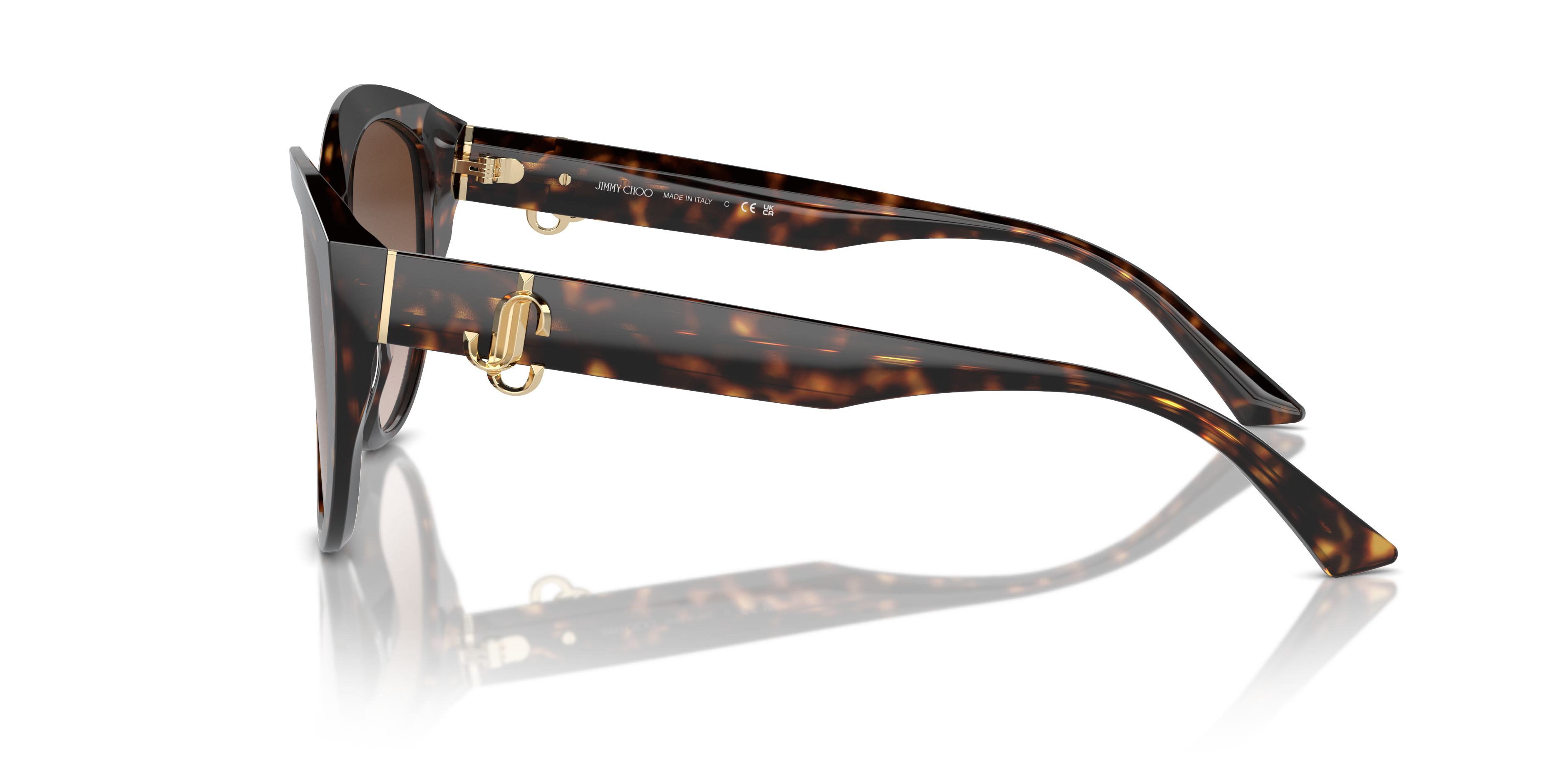 JC5007 Havana AcetaatSunglass Frames van B24, Zijaanzicht