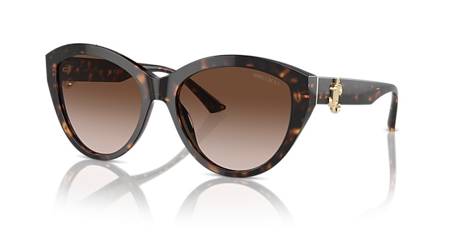 JC5007 Havana AcetatSunglass Frames von B24, Dreiviertelansicht