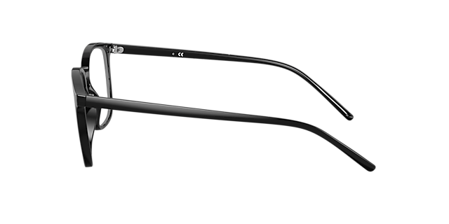RB7185 Zwart KunststofEyeglass Frames van B24, Zijaanzicht