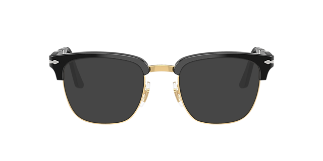 PO3375V Zwart AcetaatEyeglass Frames van B24, met getinte lenzen