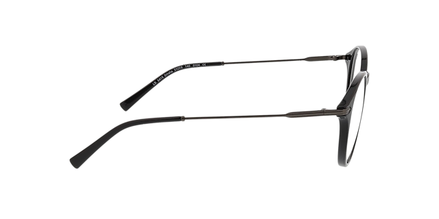 Omaha Black & Matt Gun KunststoffEyeglass Frames von B24, Seitenansicht