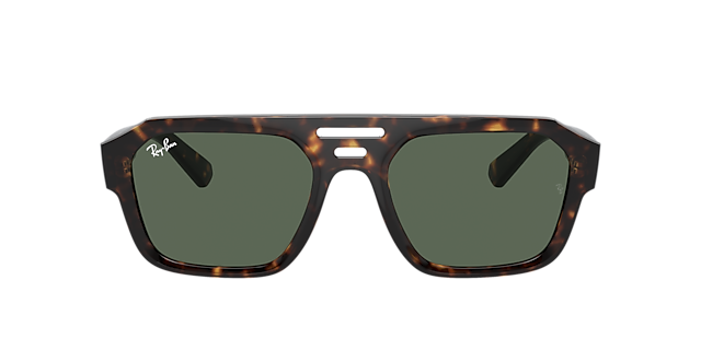 RB4397 Havana KunststofSunglass Frames van B24, met getinte lenzen