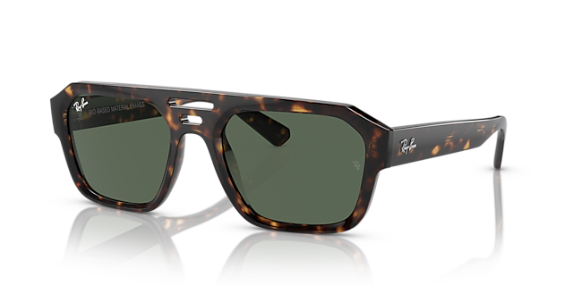 RB4397 Havana KunststofSunglass Frames van B24, Hoekweergave