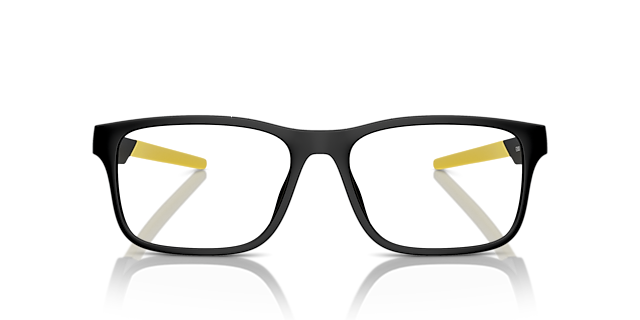 FZ8003U Matzwart KunststofEyeglass Frames van B24, Vooraanzicht