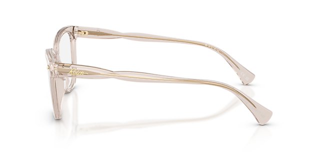 RA7189U Beige Transparent AcetaatEyeglass Frames van B24, Zijaanzicht