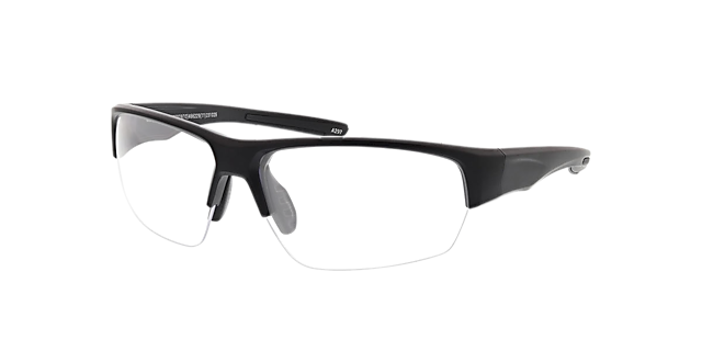 Racer Matt Black & Black KunststoffEyeglass Frames von B24, Dreiviertelansicht