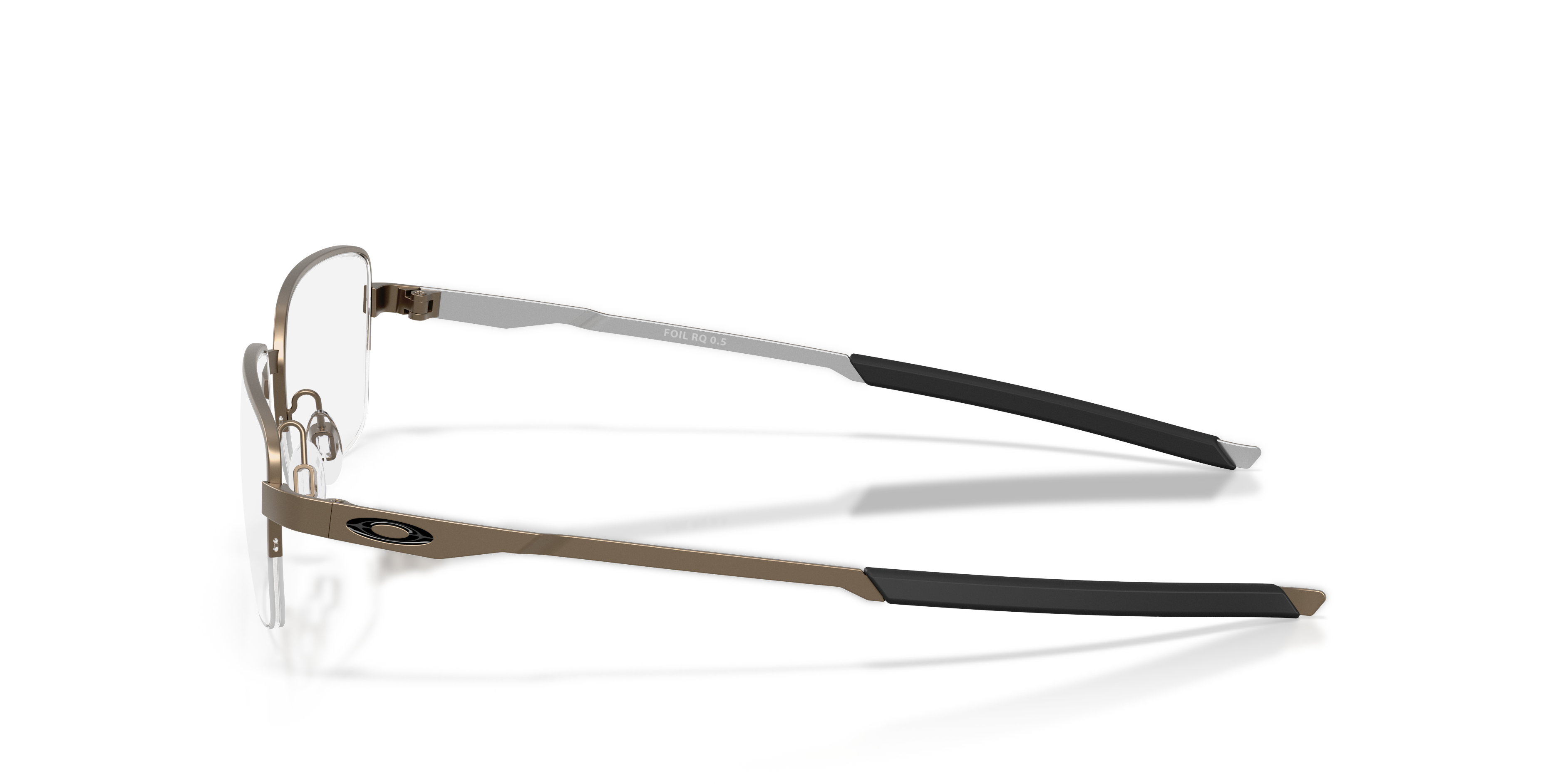 Foil RQ 0.5 Zinn MetallEyeglass Frames von B24, Seitenansicht