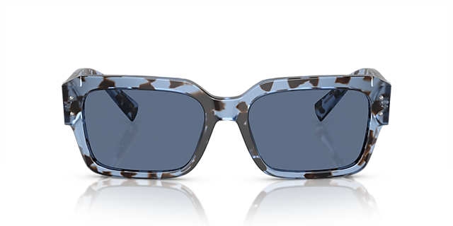 DG4460 Havana Blue AcetatSunglass Frames von B24, Vorderansicht