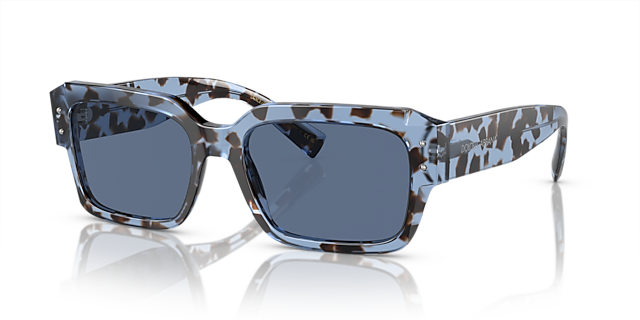 DG4460 Havana Blue AcetatSunglass Frames von B24, Dreiviertelansicht