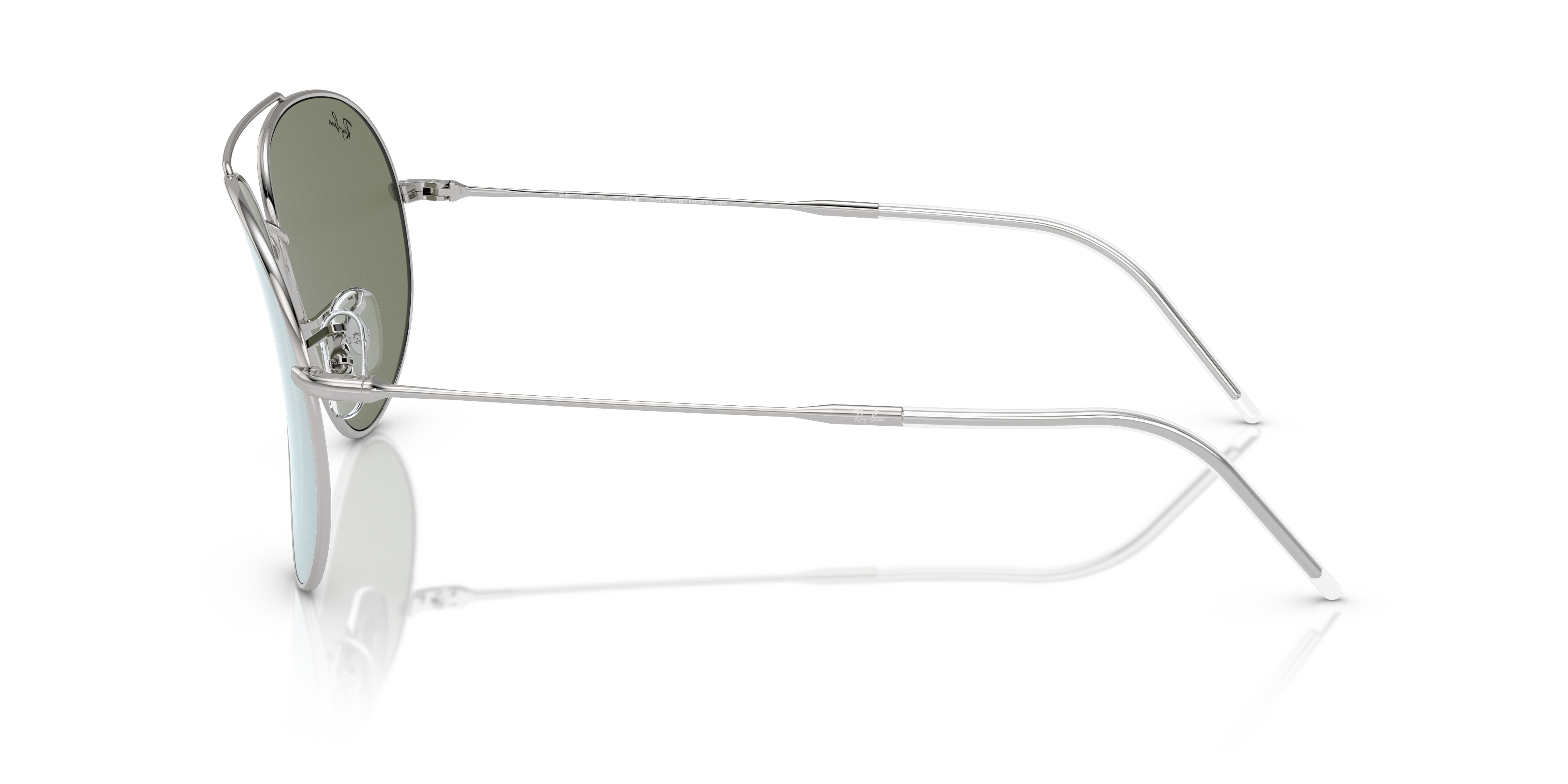 RBR0101S Silber MetallSunglass Frames von B24, Seitenansicht