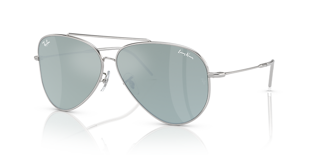 RBR0101S Zilver MetaalSunglass Frames van B24, Hoekweergave