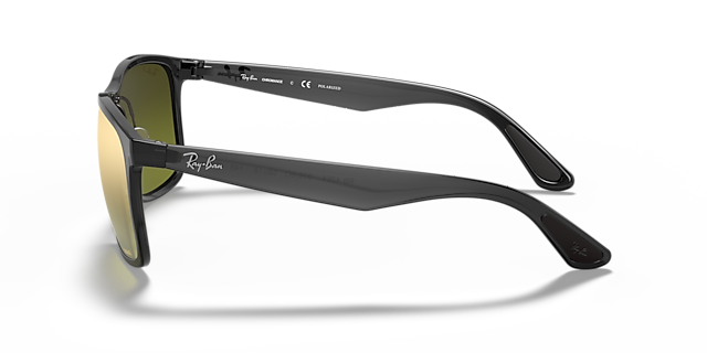 RB4264 Grijs KunststofSunglass Frames van B24, Zijaanzicht