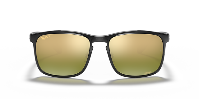 RB4264 Grijs KunststofSunglass Frames van B24, Vooraanzicht