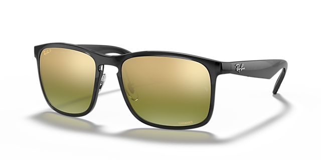 RB4264 Grijs KunststofSunglass Frames van B24, Hoekweergave