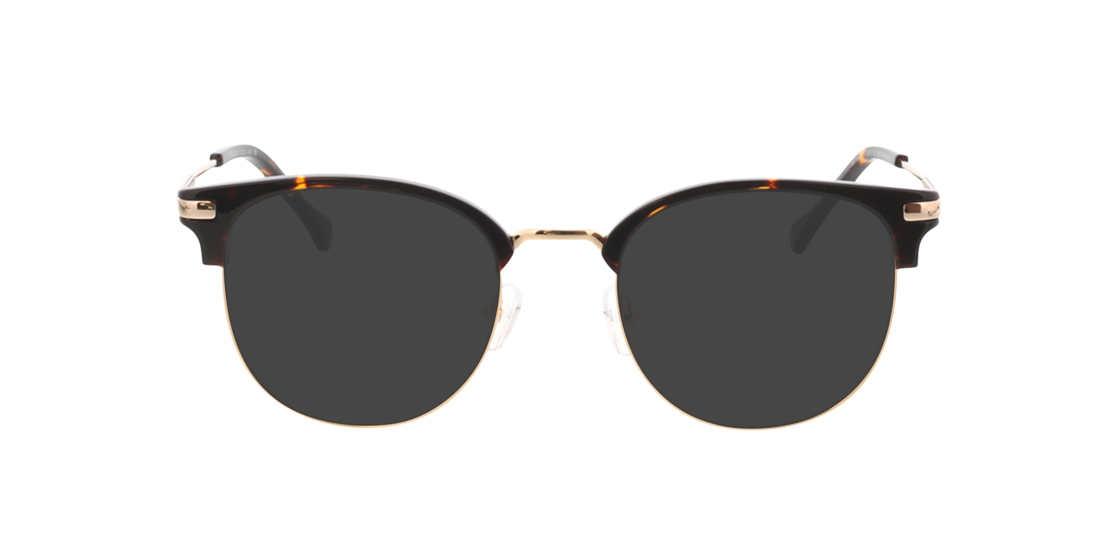 Wimbledon Gold  &  Brown MetallEyeglass Frames von B24, mit getönten Gläsern