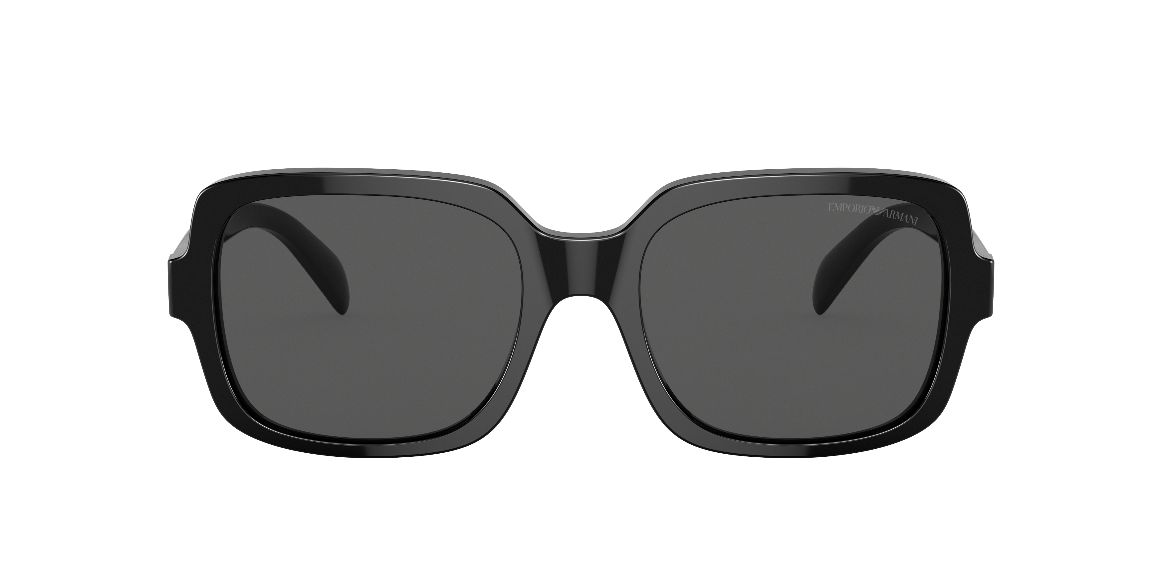 EA4195 Schwarz glänzend AcetatSunglass Frames von B24, mit getönten Gläsern