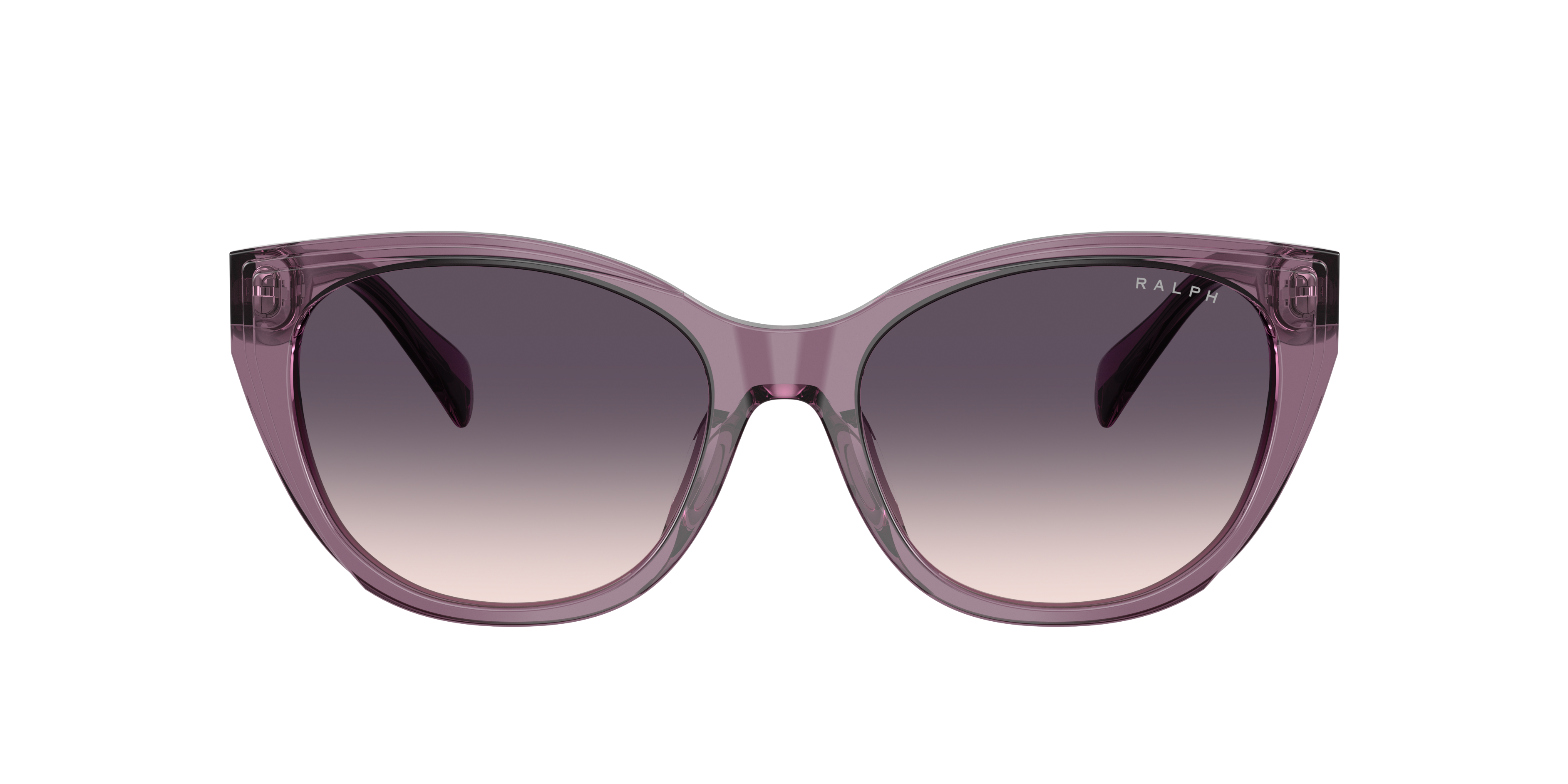 RA5324U Shiny Transparent Violet AcetaatSunglass Frames van B24, met getinte lenzen