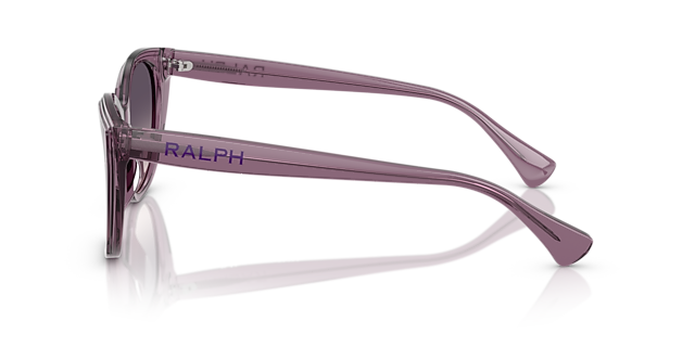 RA5324U Shiny Transparent Violet AcetatSunglass Frames von B24, Seitenansicht