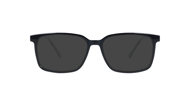 Mondrian Jet Black AcetaatEyeglass Frames van B24, met getinte lenzen