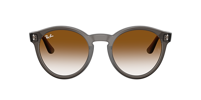 RBR0505S Transparent Dark Grey KunststoffSunglass Frames von B24, mit getönten Gläsern