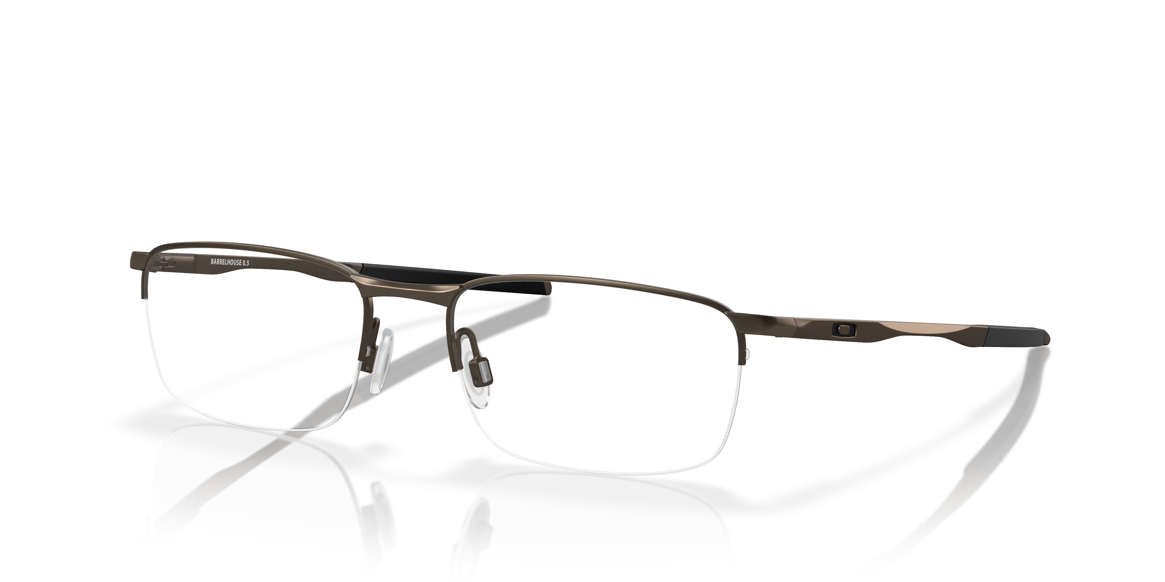 Barrelhouse™ 0.5 Tin MetaalEyeglass Frames van B24, Hoekweergave