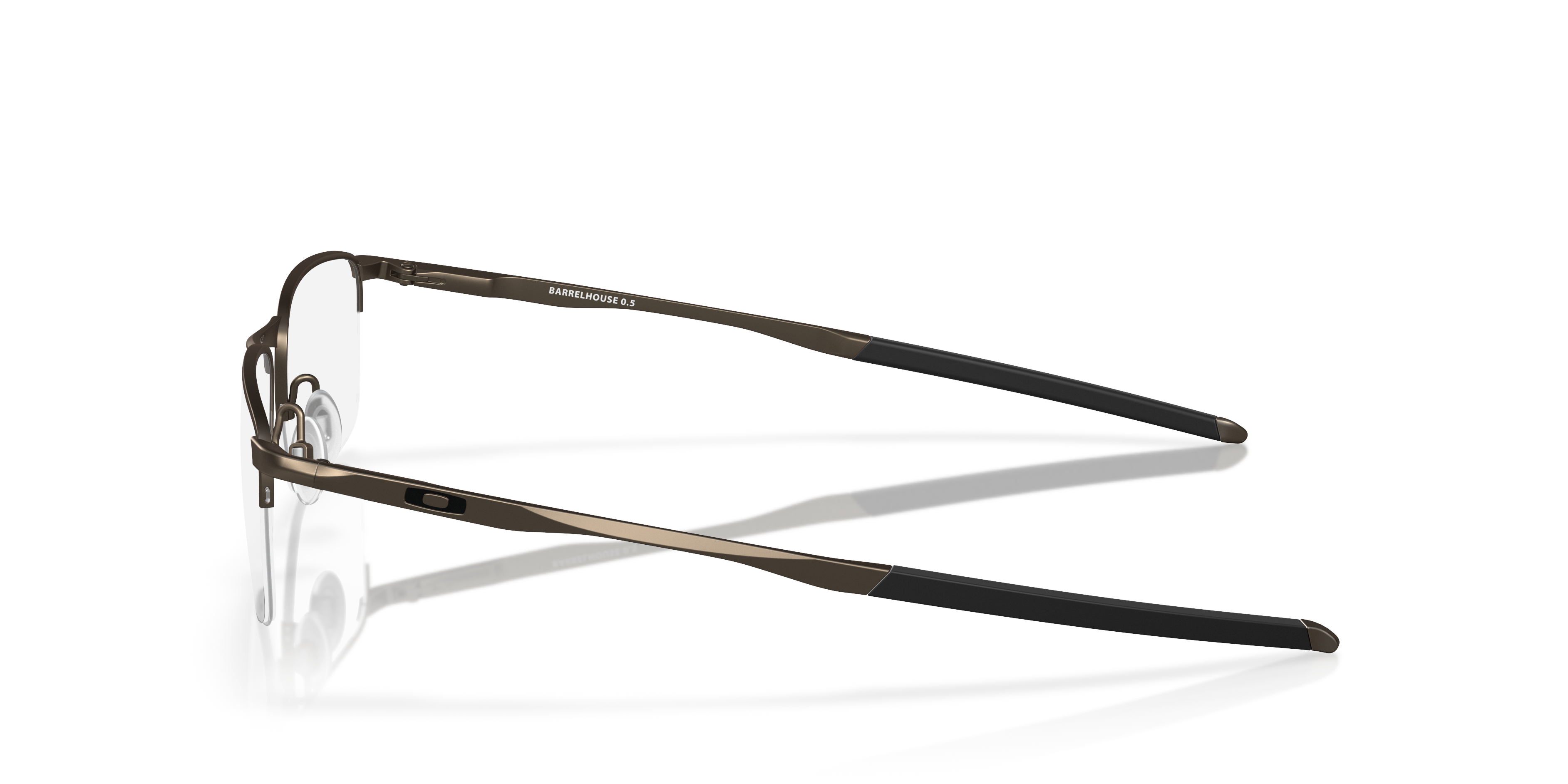 Barrelhouse™ 0.5 Tin MetaalEyeglass Frames van B24, Zijaanzicht