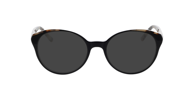 Erica Zwart  &  wit Havana AcetaatEyeglass Frames van B24, met getinte lenzen
