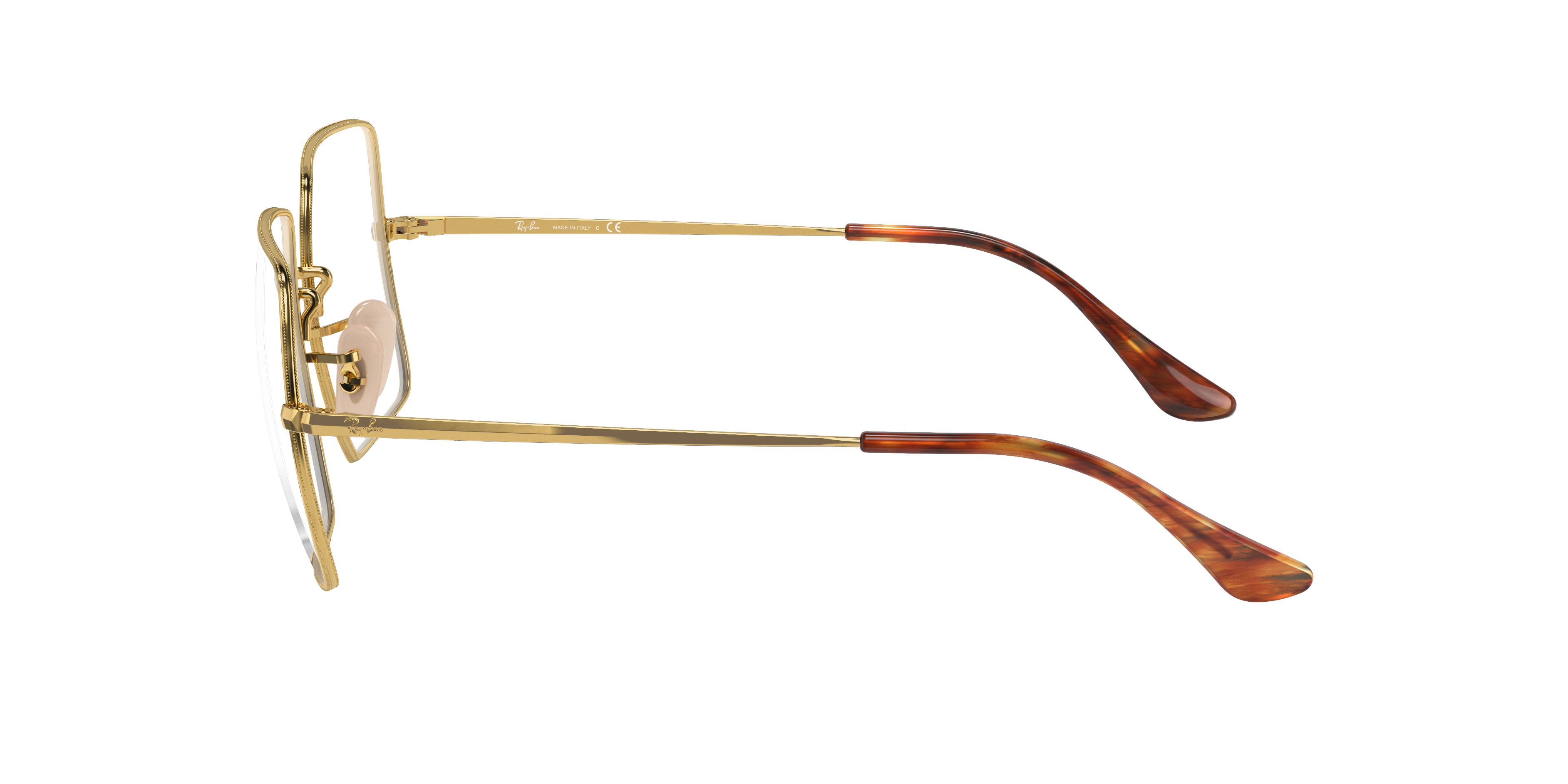 RB1971V Arista Gold MetallEyeglass Frames von B24, Seitenansicht