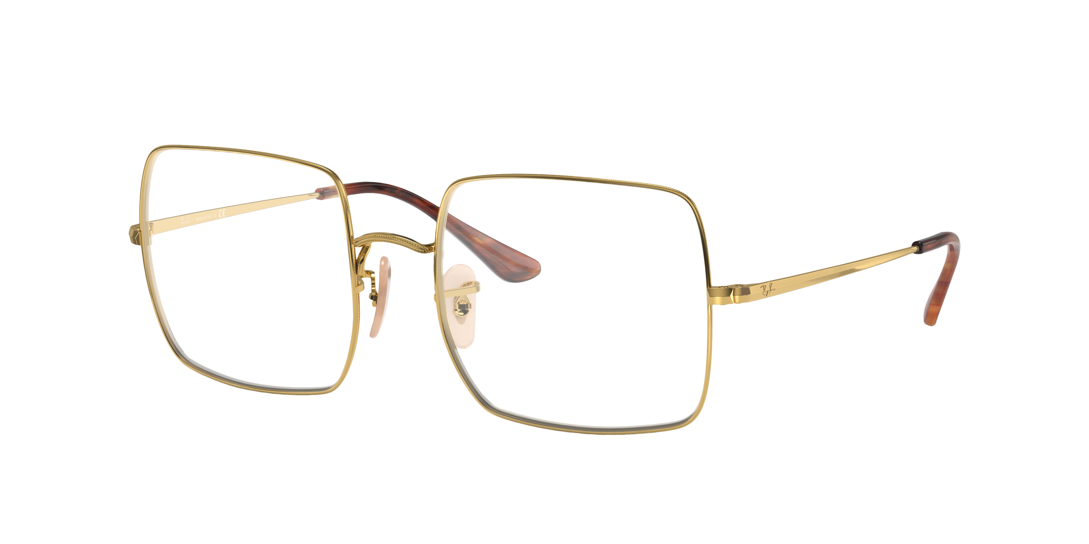 RB1971V Arista Gold MetallEyeglass Frames von B24, Dreiviertelansicht