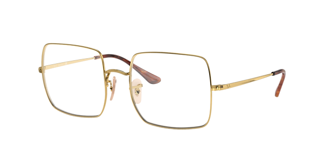 RB1971V Arista Gold MetallEyeglass Frames von B24, Dreiviertelansicht