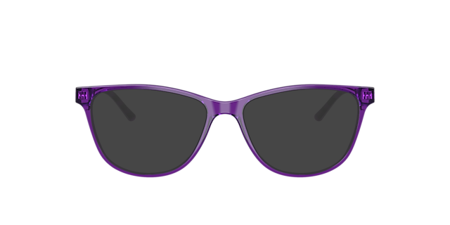 AX3047 Shiny Violet KunststofEyeglass Frames van B24, met getinte lenzen