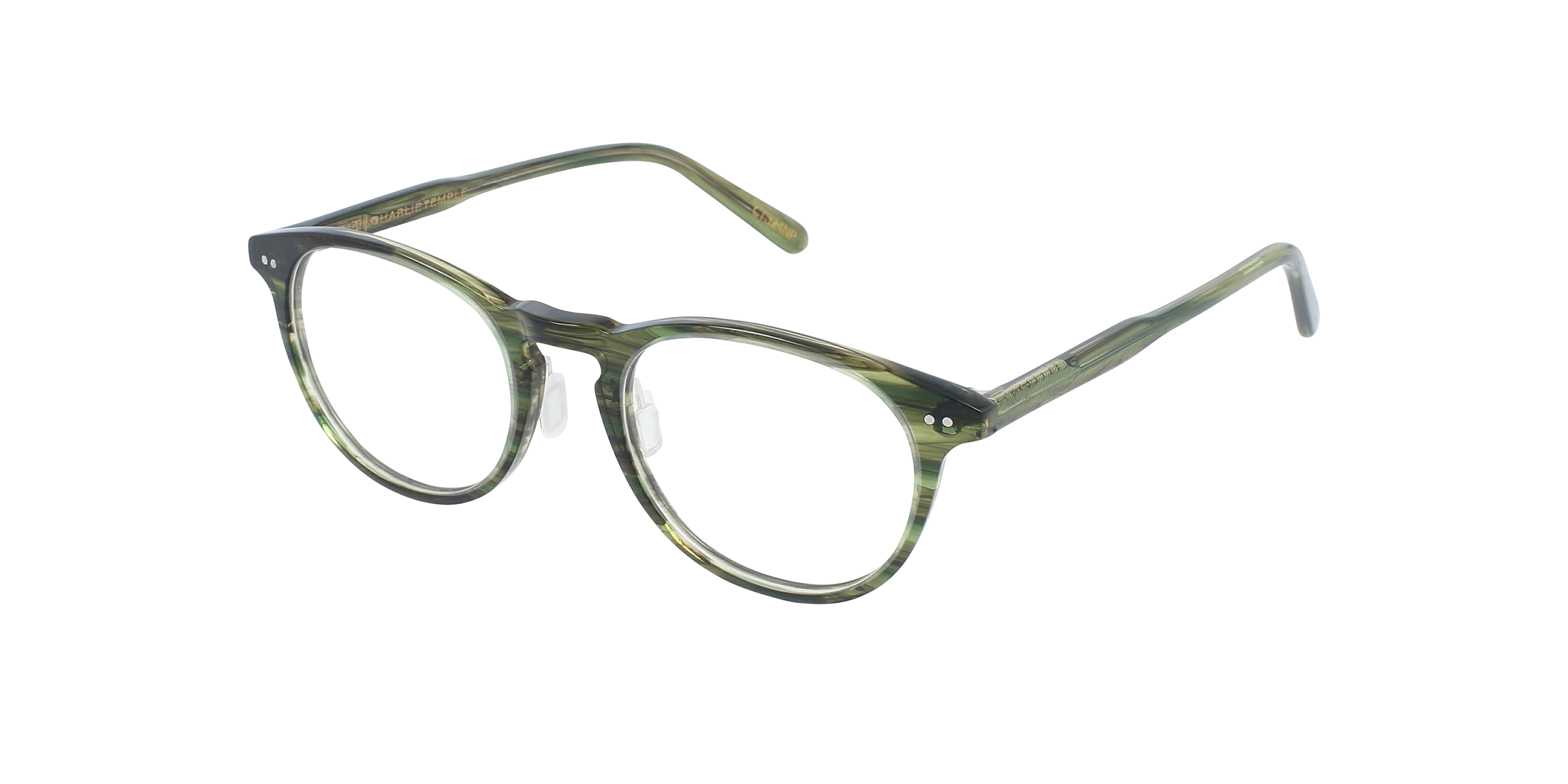 Myth Amazonian Shimmer AcetatEyeglass Frames von B24, Dreiviertelansicht