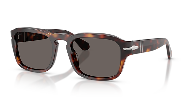 PO3386S Havana AcetatSunglass Frames von B24, Dreiviertelansicht