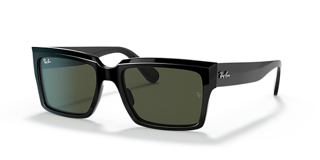 RB2191 Schwarz AcetatSunglass Frames von B24, Dreiviertelansicht