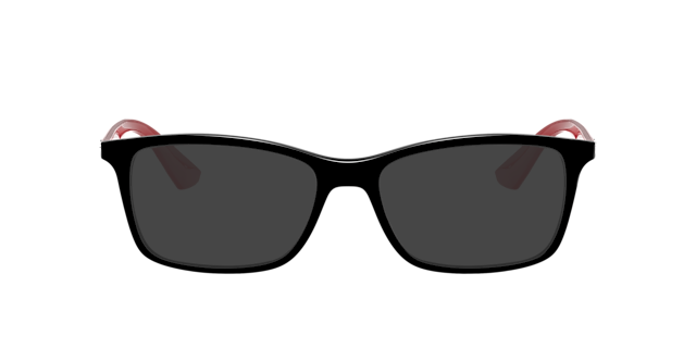 RB7047 Zwart KunststofEyeglass Frames van B24, met getinte lenzen