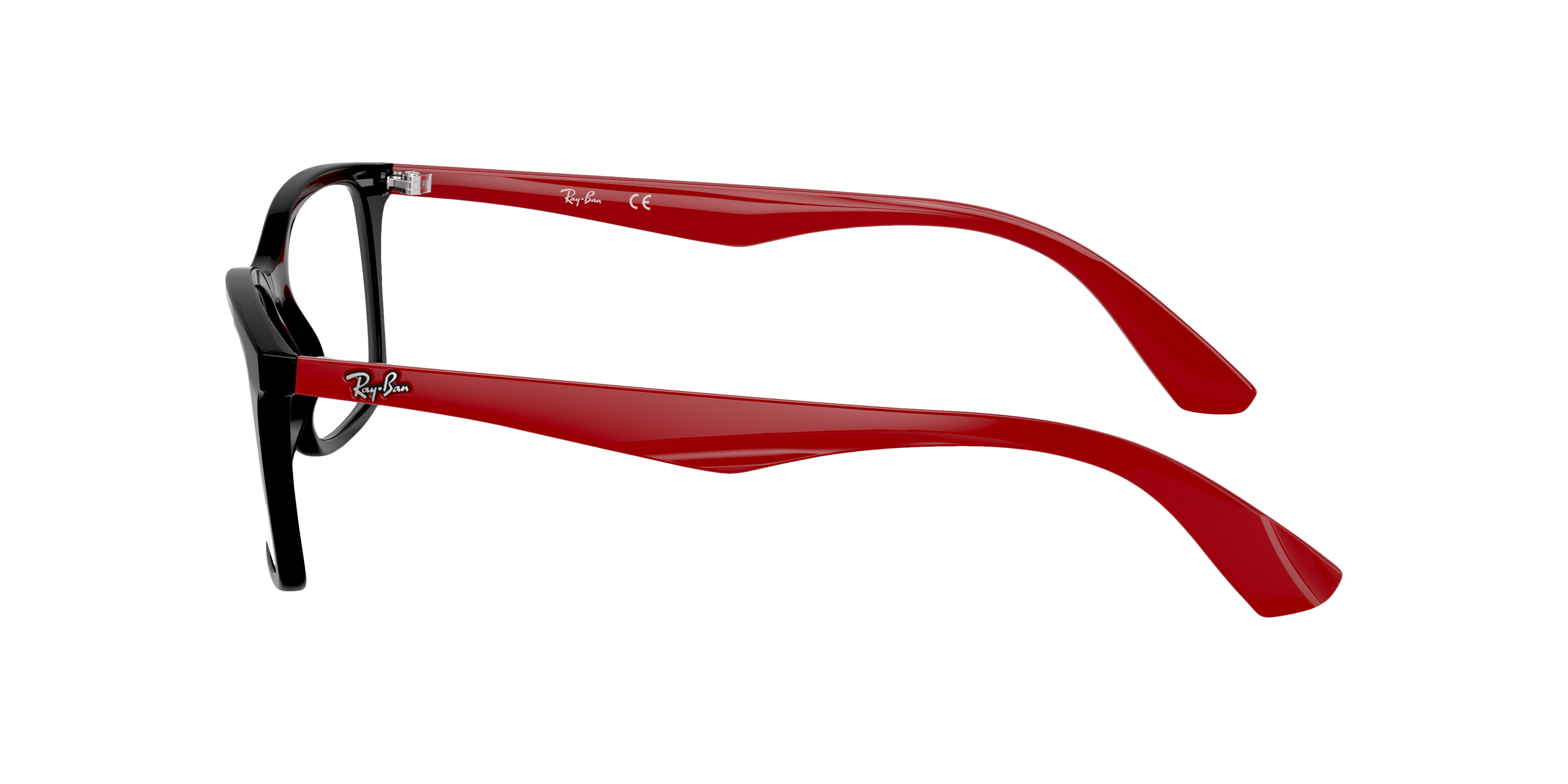 RB7047 Schwarz KunststoffEyeglass Frames von B24, Seitenansicht